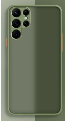 Coque de protection transparente en silicone givré ultra-mince et résistante aux chutes