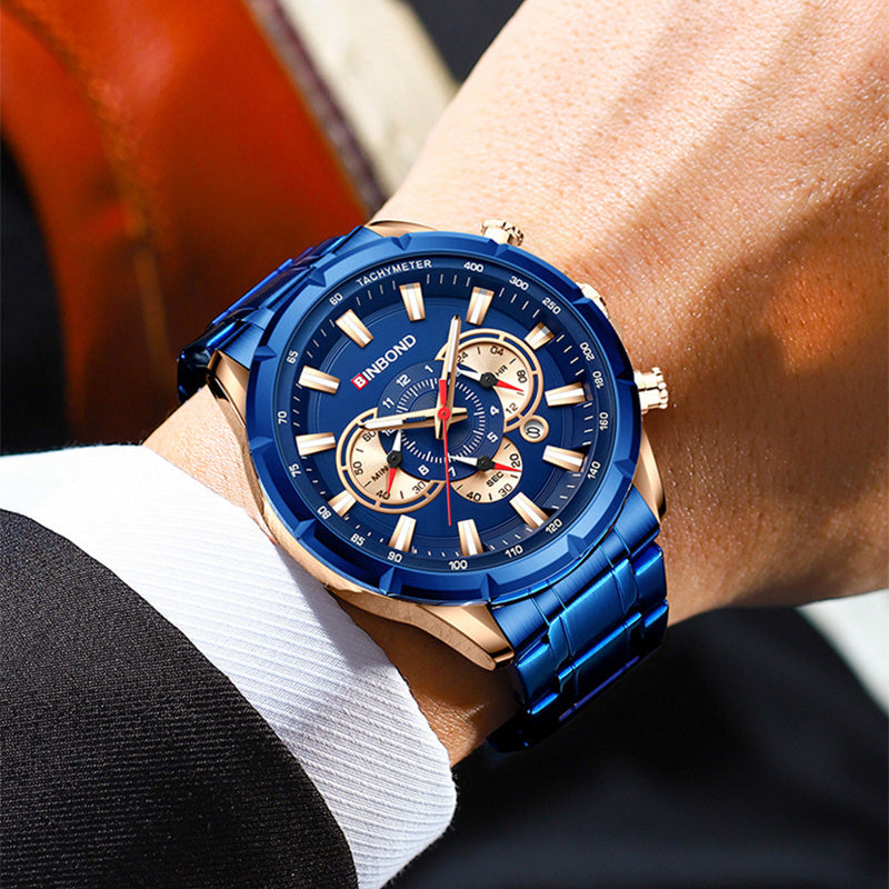 Montre tactique étanche et lumineuse pour moto, chronométrage multipoints - LUXARAH