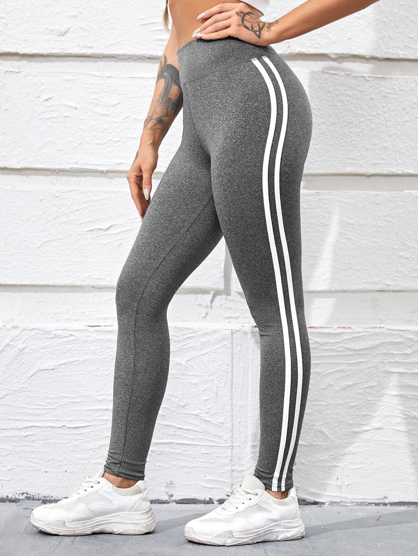 Pantalon legging moulant de course à pied pour femme, idéal pour le fitness et le yoga - LUXARAH