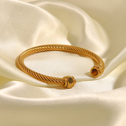 Bracelet en couleur dorée Théa - LUXARAH
