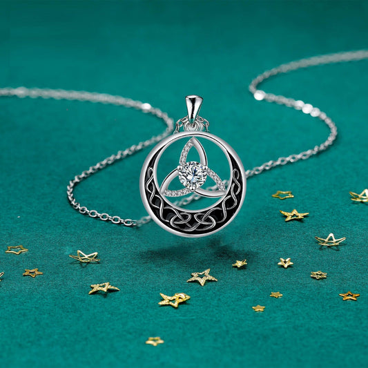 Collier pendentif celtique pour hommes et femmes, style rétro - LUXARAH