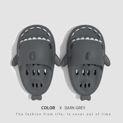 Chaussons requin avec trous de drainage, chaussures de douche pour femmes, séchage rapide, EVA, sandales de plage - LUXARAH