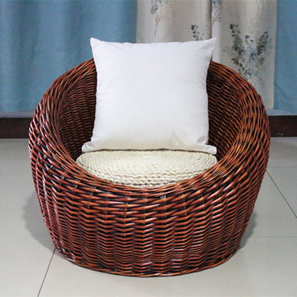 Canapé-chaise créatif en osier et rotin - LUXARAH
